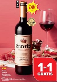 Spanje enterizo gran reserva utiel-requena rood-Rode wijnen