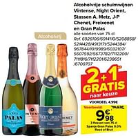 Spanje gran palas 0.0% rosé of brut-Schuimwijnen