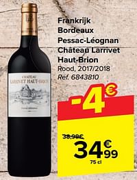 Frankrijk bordeaux pessac-léognan château larrivet haut-brion rood-Rode wijnen