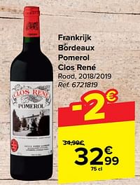 Frankrijk bordeaux pomerol clos rené rood-Rode wijnen