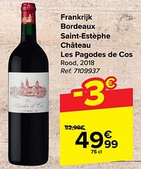 Frankrijk bordeaux saint-estèphe château les pagodes de cos rood-Rode wijnen