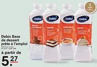 Promotions Debic base de dessert prête à l’emploi - Debic - Valide de 12/09/2024 à 30/09/2024 chez Sligro