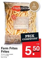 Promotions Farm frites frites - FarmFrites - Valide de 12/09/2024 à 30/09/2024 chez Sligro