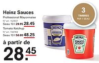 Promotions Heinz sauces - Heinz - Valide de 12/09/2024 à 30/09/2024 chez Sligro