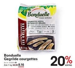 Bonduelle gegrilde courgettes