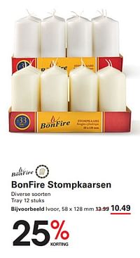 Bonfire stompkaarsen-Bonfire