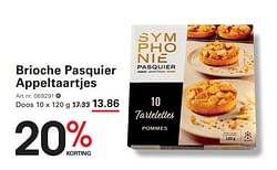 Brioche pasquier appeltaartjes