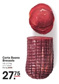 Corta buona bresaola-Huismerk - Sligro