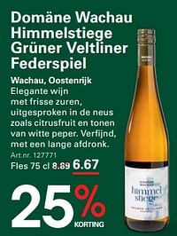 Domäne wachau himmelstiege grüner veltliner federspiel-Witte wijnen