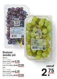 Druiven zonder pit-Huismerk - Sligro