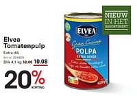 Promoties Elvea tomatenpulp - Elvea - Geldig van 12/09/2024 tot 30/09/2024 bij Sligro