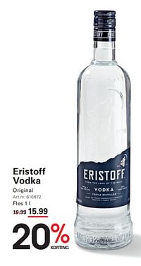 Eristoff vodka-Eristoff