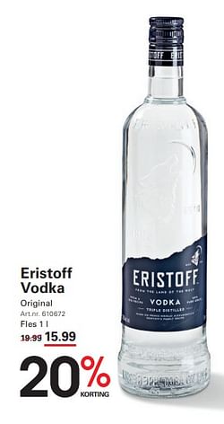 Eristoff vodka