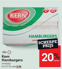 Kern hamburgers-Kern