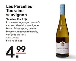 Les parcelles touraine sauvignon