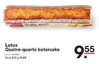 Lotus quatre-quarts botercake-Lotus Bakeries