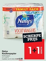 Promoties Nalys keukenpapier - Nalys - Geldig van 12/09/2024 tot 30/09/2024 bij Sligro