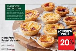 Nata pura pastel de nata