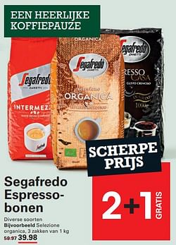 Segafredo espressobonen