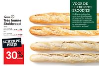 Promoties Très bonne stokbrood - TRESBONNE - Geldig van 12/09/2024 tot 30/09/2024 bij Sligro