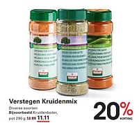 Promoties Verstegen kruidenmix - Verstegen - Geldig van 12/09/2024 tot 30/09/2024 bij Sligro