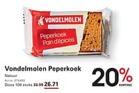 Promoties Vondelmolen peperkoek - Vondelmolen - Geldig van 12/09/2024 tot 30/09/2024 bij Sligro