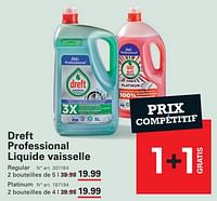 Promotions Dreft professional liquide vaisselle - Dreft - Valide de 12/09/2024 à 30/09/2024 chez Sligro