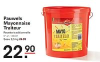 Promotions Pauwels mayonnaise traiteur - Pauwels - Valide de 12/09/2024 à 30/09/2024 chez Sligro