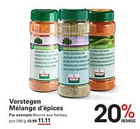 Promotions Verstegen mélange d’épices - Verstegen - Valide de 12/09/2024 à 30/09/2024 chez Sligro