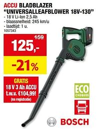 Bosch accu bladblazer universalleafblower 18v-130-Bosch