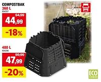 Promoties Compostbak - Huismerk - Hubo  - Geldig van 11/09/2024 tot 22/09/2024 bij Hubo