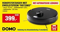 Domo elektro robotstofzuiger met dweilsysteem do7298s-Domo elektro