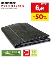 Promoties Gronddoek - Garden Plus  - Geldig van 11/09/2024 tot 22/09/2024 bij Hubo