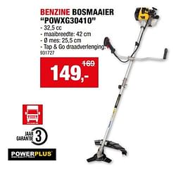 Powerplus benzine bosmaaier powxg30410