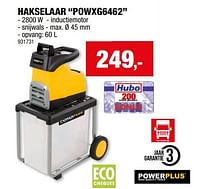 Powerplus hakselaar powxg6462-Powerplus