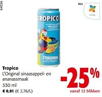 Tropico l’original sinaasappel- en ananassmaak-Tropico