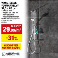 Wandtegels dumawall+-Dumawall