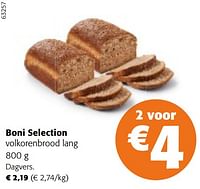 Boni selection volkorenbrood lang-Boni