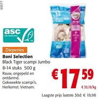 Boni selection black tiger scampi jumbo-Boni