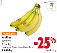 Promoties Papillon bananen - Papillon - Geldig van 11/09/2024 tot 24/09/2024 bij Colruyt