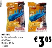 Busters huishoudhandschoen acid safe-Busters