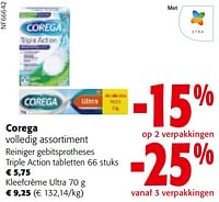 Corega volledig assortiment reiniger gebitsprotheses-Corega