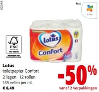 Lotus toiletpapier confort-Lotus Nalys