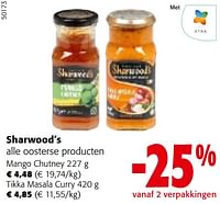 Sharwood’s alle oosterse producten-Sharwood