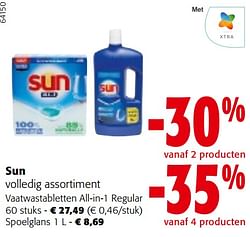 Sun volledig assortiment