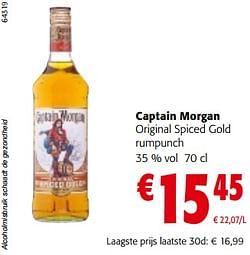 Captain morgan original spiced gold rumpunch