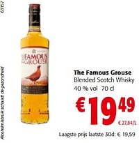 The famous grouse blended scotch whisky-The Famous Grouse