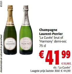 Champagne laurent-perrier la cuvée brut