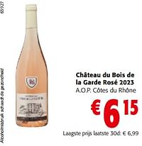 Château du bois de la garde rosé 2023 a.o.p. côtes du rhône-Rosé wijnen