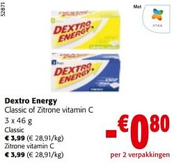 Dextro energy classic of zitrone vitamin c